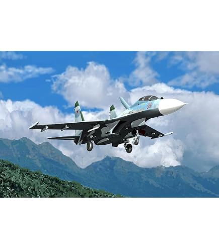 Amazon.com: Trumpeter 1/32 Sukhoi Su27 Flanker B Fighter : Arts